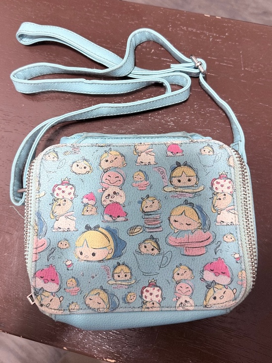 Disney Handbags - Disney Store Blue Alice in Wonderland Tsum Tsum Crossbody Bag Purse